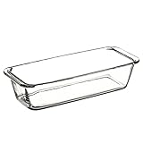 AMBITION Kastenform aus Glas 31 cm Königskuchenform mit Griffen Ofen Mikrowelle & Spülmaschine