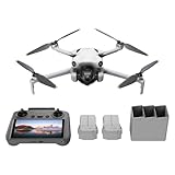 DJI Mini 4 Pro Fly More Combo mit DJI RC 2 Fernsteuerung (Bildschirmfernsteuerung), faltbare...