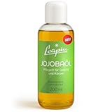LEUPIN Jojobaöl - 200 ml - kaltgepresstes, veganes Jojoba-Öl in Apothekenqualität - rein...