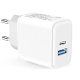 USB C Ladegerät,35W 2 Port Schnellladegerät PD 3.0 Power Adapter USB C Netzteil für iPhone 16 15...