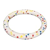 ZPLKKYGR Hundefliegerringspielzeug schwimmend interaktiver elastischer elastischer ETPU -Biss...