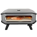 Millarco Cozze® 90347 XXL 17 Gas Pizza Ofen mit Thermometer mobiler Pizzaofen Pizzastein Gasgrill...