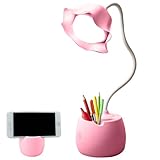 GAOUTO LED Tischlampe, Dimmbare kinder Schreibtischlampe mit 3 Farbtemperaturen, USB...