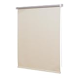 Ventanara® Thermorollo Verdunkelungsrollo Creme inklusive Montagematerial 160 x 160 cm