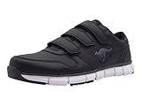 KangaROOS Unisex-Erwachsene K-BlueRun 700 V B Sneaker, Black/Dark Grey 0522, 43 EU
