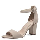 Tamaris Sandalette Damen Blockabsatz grau,EU 38
