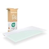 September – Topper 90x200 cm Komfortschaum mit 6 cm Höhe – Matratzenauflage mittelfester...
