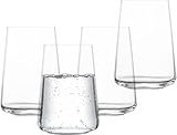 SCHOTT ZWIESEL Allroundbecher MioVino (4er-Set), moderne Wassergläser, spülmaschinenfeste...
