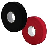 Pizsieat 2 Roll Hockey Tape Rutschfestes Schlägertape Eishockey Tape 2,5cm*25m Griffband...