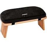 Zen Power Yoga Bench, klappbare Yoga Bank aus Holz, ergonomische Meditationsbank, Gebetshocker für...