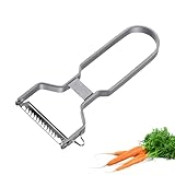 Westmark Sparschäler Julienne – Dünne Gemüsestreifen für Suppen- & Wok-Perfektion schneiden...