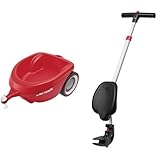 Big-Bobby-Car Neo Trailer Rot - Bobby-Car Anhänger & Multi-Schubstange - 4-Fach höhenverstellbare...