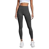 Anti Cellulite Leggings Damen Lang Blickdicht Kompressions Leggings Booty Lifting Shaping Yogahose...
