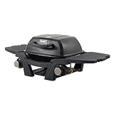 TAINO MAHTO Gasgrill klein Tischgrill Balkongrill Gas 2 Brenner Gusseisen-Rost Outdoorküche...