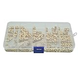 Eieenotee 380-Teiliges Gewindeeinsatz-Set M2/M2.5/M3//M5/M6 Gerändelte Messing-Gewindebuchsen...