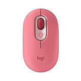 Logitech POP Maus, kabellose Maus mit anpassbarem Emojis, SilentTouch-Technologie,...