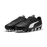 PUMA Vitoria Ii Fg/Ag Jr Fußballschuh für Kinder, Unisex, Puma Schwarz Puma Weiß, 35.5 EU