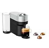 NESPRESSO VERTUO Pop+ Kaffeekapselmaschine Silber | Gourmetkaffee mit perfekter Crema in 4...