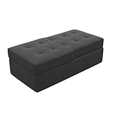 Devoko Chaiselongue mit Stauraum für Ecksofa in L-Form, Grau