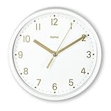 Hama Tischuhr (Uhr ohne Tickgeräusche, analog, kleine Standuhr, dezentes, modernes Design, Quarzuhr...