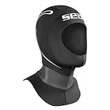 SEAC Tekno, Kofhaube für Neopren-Tauchanzüge, 5mm stark, mit Entlüftungslöchern, für Damen und...