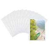 HERMA 7589 Fotohüllen für Ordner, 10 Stück, 20x30 cm, 1 Fach, beidseitig bestückbare Fotophan...