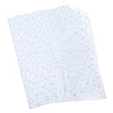 OFFSCH 28 Blatt Herzmuster Seidenpapier Geschenkpapier zum Basteln Blumenverpackung Vielseitige...