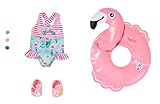 BABY born Holiday Schwimmspaß, Set für Puppen mit Clogs, Schwimmring und Badeanzug, für 43 cm...