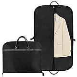 60 X 100 cm Kleidersack Anzug Kurz Schwarz Anzughülle Anzugtasche Herren Kleidersäcke für Anzüge...