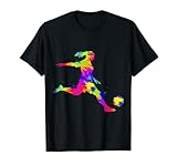 Fußball Fußballerin Mädchen Frauen Damen T-Shirt