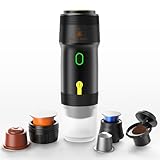 Moka Mobi Tragbare Kaffeemaschine | 3 in 1 Kaffeemaschine | 3 Minuten Selbstaufwärmzeit |...