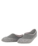 FALKE Damen Hausschuh-Socken Cosyshoe, Merinowolle, 1 Paar, Grau (Light Grey 3400), 39-40