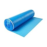 VEVOR Trittschalldämmung, 18,6 m²/Rolle, 3-in-1 3 mm dicke Dämmungunterlage mit Klebeband &...