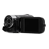 Digitale Camcorder, Digitaler Video-Camcorder, 270° Drehbar, Tragbar, 16 MP, (Black)