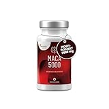 Maca-Wurzel - 10:1 hochdosiert: 500 mg entspricht 5000 mg frischer Maca - 60 Kapseln für 60 Tage...