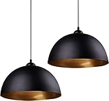 2x Modern Vintage Hängelampe Hängeleuchte Industrial Deko Lampen Wohnzimmer Küche Deckenlampe...