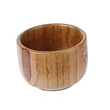 FONDOTIN Holztrinkbecher aus Natürlichem Holz Langlebig und Sicher Vielseitig Einsetzbar als Wein...