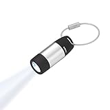 TROIKA Taschenlampe ECO CHARGE - TOR40/SI - Taschenlicht LED Lampe (weiß) - über USB...