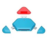Qwertfeet 5 1 Speicherkartenleser Magnetische Abdeckung USB -USB Typ-C TF/SD-Karte Externer...