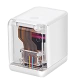 MVOSJFIE Farbdrucker, Mini-Handdrucker, Tragbarer WLAN-Drucker, Handheld (Drucker + Tintenpatrone)