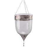 Windlicht Hängewindlicht Kerzenhalter iRide Glas und Metall 23,5cm