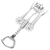 BESPORTBLE Weinkorkenzieher Flaschenöffner aus Edelstahl Manueller Flügel Weinöffner für Zuhause...