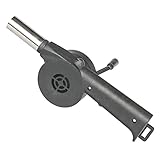 ihreesy Grill Gebläse, Manuelle Grillgebläse Handkurbelgebläse Grillgebläse Handgrillventilator...