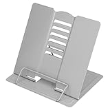 Buchhalter Metall einstellbarer Höhenwinkel Ergonomisches Design faltbarer tragbarer Buchstand für...