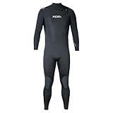 XCEL Axis Herren Neoprenanzug mit Brustreißverschluss, 4/3 mm, Schwarz – Erschwingliche Wärme...