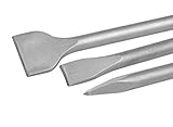 DeWalt Meißel-Set 3-teilig, hochwertiges SDS-plus Meißel Set bestehend aus 1 Spitzmeißel und 2...