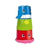 Simba 104010183 - ABC Eimerchen mit Stapelbecher, Eimer und Bunte Becher mit Wasserlauf und...