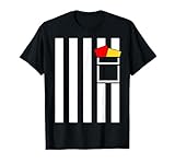 Schiedsrichter Kostüm Fußball Karneval Fasching T-Shirt