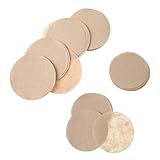 TOPPERFUN 600 Stück Kaffeefilter Papier Rundfilter für Kaffeemaschine Natürliche Material Feine...