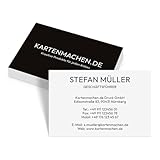 Personalisierte Visitenkarten von 100 bis 2.500 Stück individuell selbst gestalten, eigener Text...